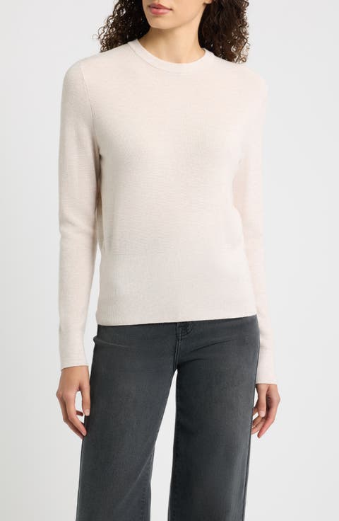 Crewneck Metallic Sweater