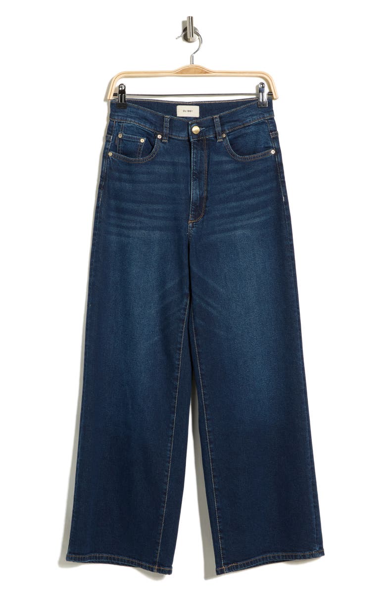 DL1961 Hepburn High Waist Wide Leg Jeans, Main, color, Mediterranean