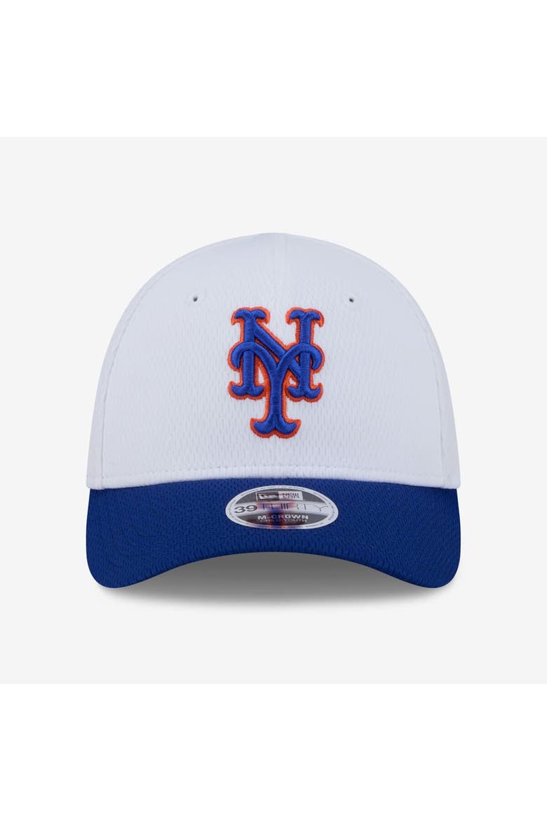 Toddler New Era  White New York Mets Baseball 39THIRTY M-Crown Adjustable Hat, Alternate, color, White
