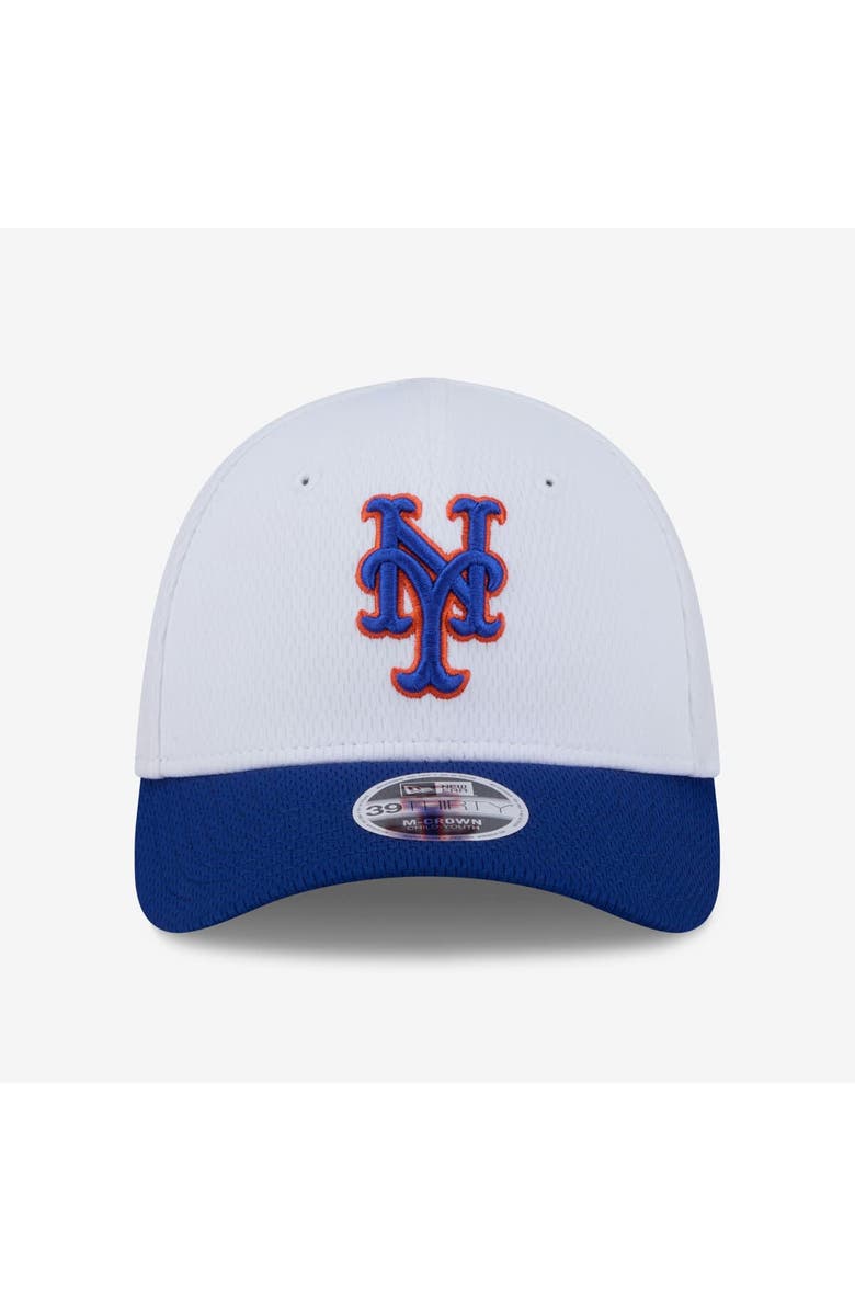 New Era Toddler New Era White New York Mets Baseball 39THIRTY M-Crown Adjustable Hat, Alternate, color, White