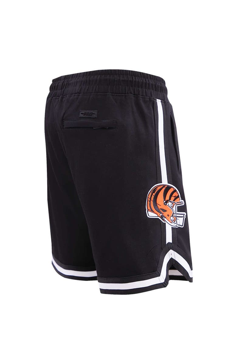 PRO STANDARD Men's Pro Standard Black Cincinnati Bengals Classic Chenille Shorts, Alternate, color, 