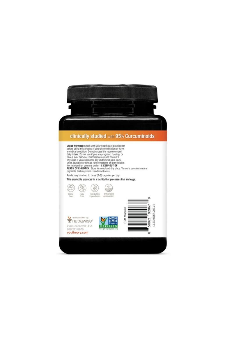 Turmeric Extra Strength Inflammation Support Supplement 210 Vegetarian Capsules, Alternate, color, None