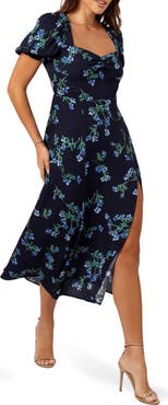 Petal & Pup Hendrix Floral Print Midi Dress