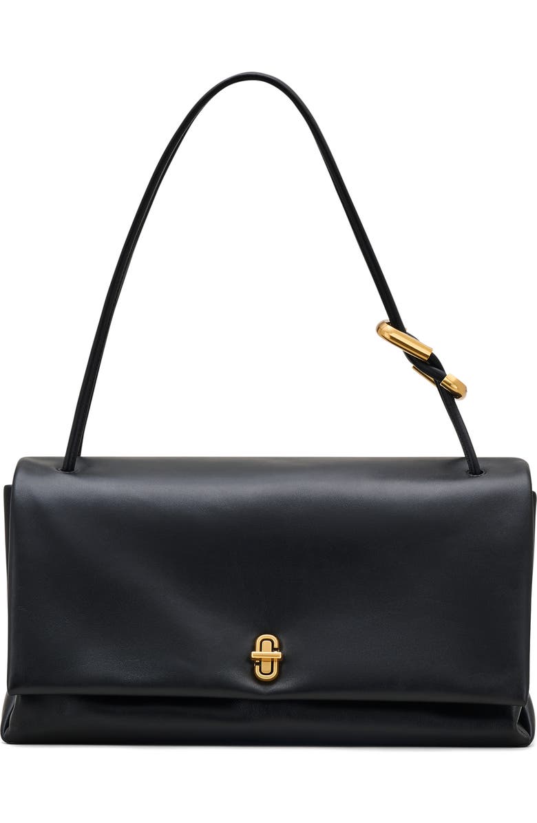 Marc Jacobs The Large Dual Shoulder Bag, Main, color, Black