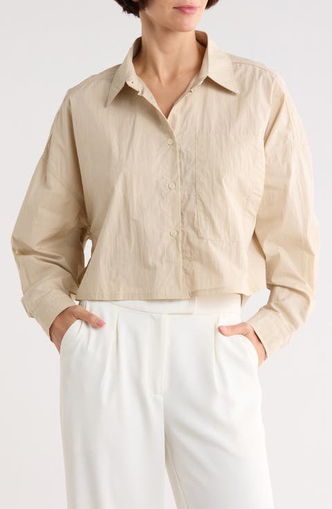 Cropped Cocoon Shirt