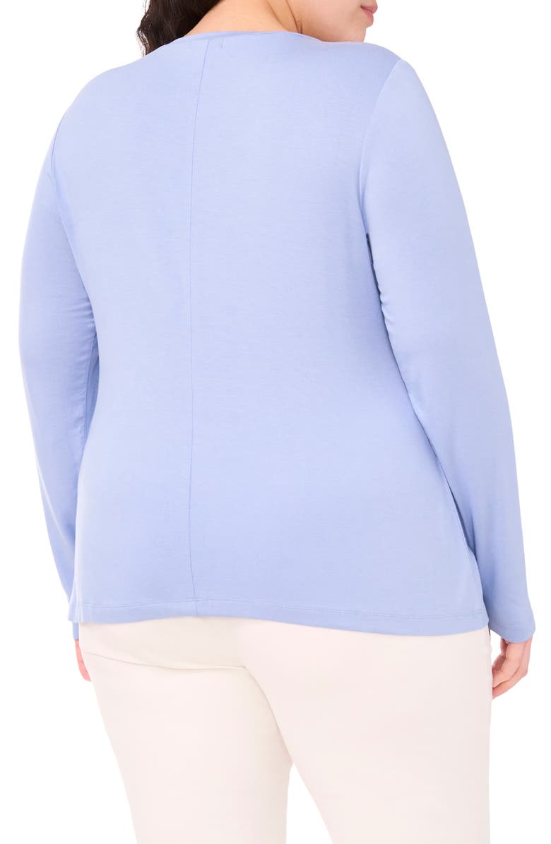 Halogen<sup>®</sup> Crewneck Long Sleeve Knit Top, Alternate, color, Forever Blue