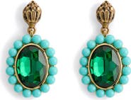 Kurt Geiger London Eagle Crystal Drop Earrings