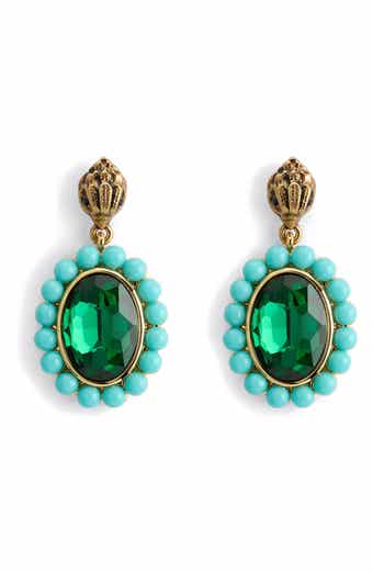 Kurt Geiger London Eagle Crystal Drop Earrings