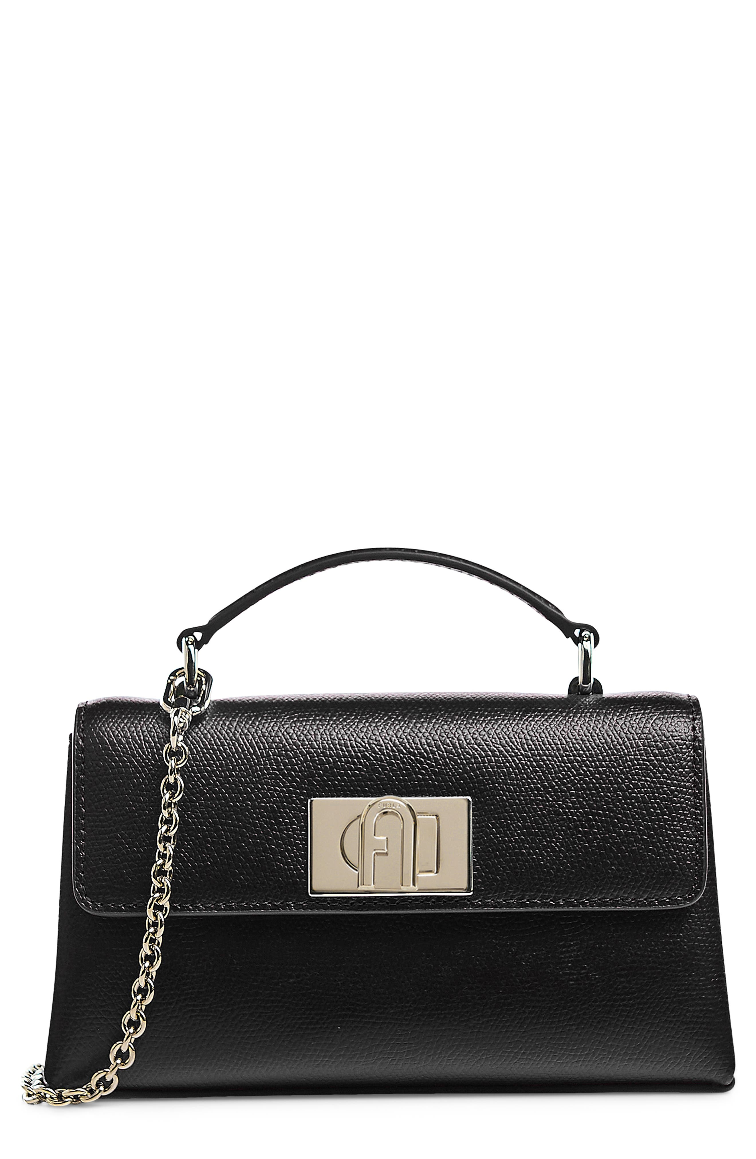 Furla 1927 Mini Leather Crossbody Bag, Main, color, 