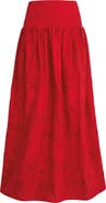 The Lulo Project The Drift Eyelet Maxi Skirt