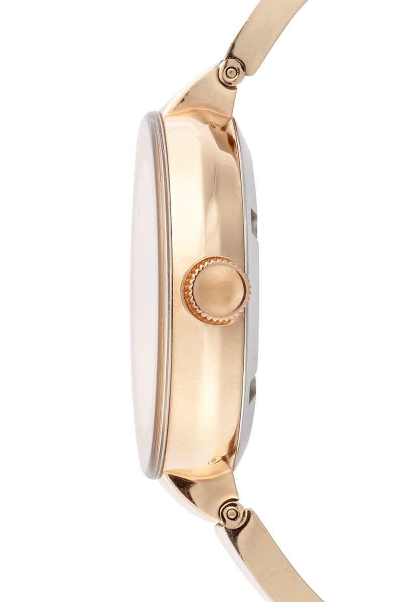 Movado 'Bold' Crystal Accent Bangle Watch, 34mm, Alternate, color,