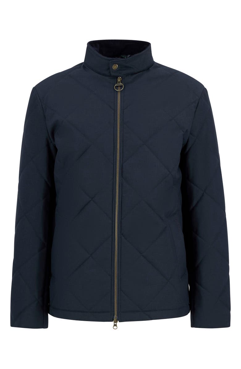 Barbour Harrington Box Quilted Jacket, Alternate, color, Navy