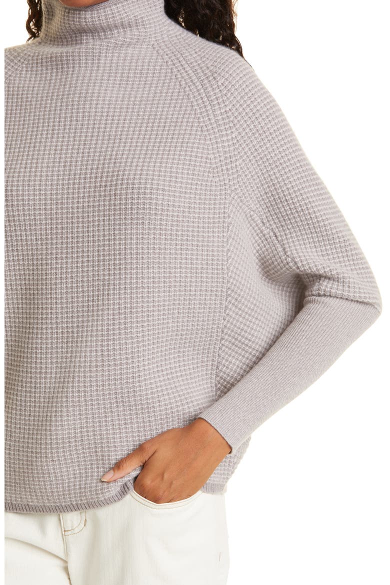 Emma Cashmere Mock Neck Sweater, Alternate, color, STRIPE