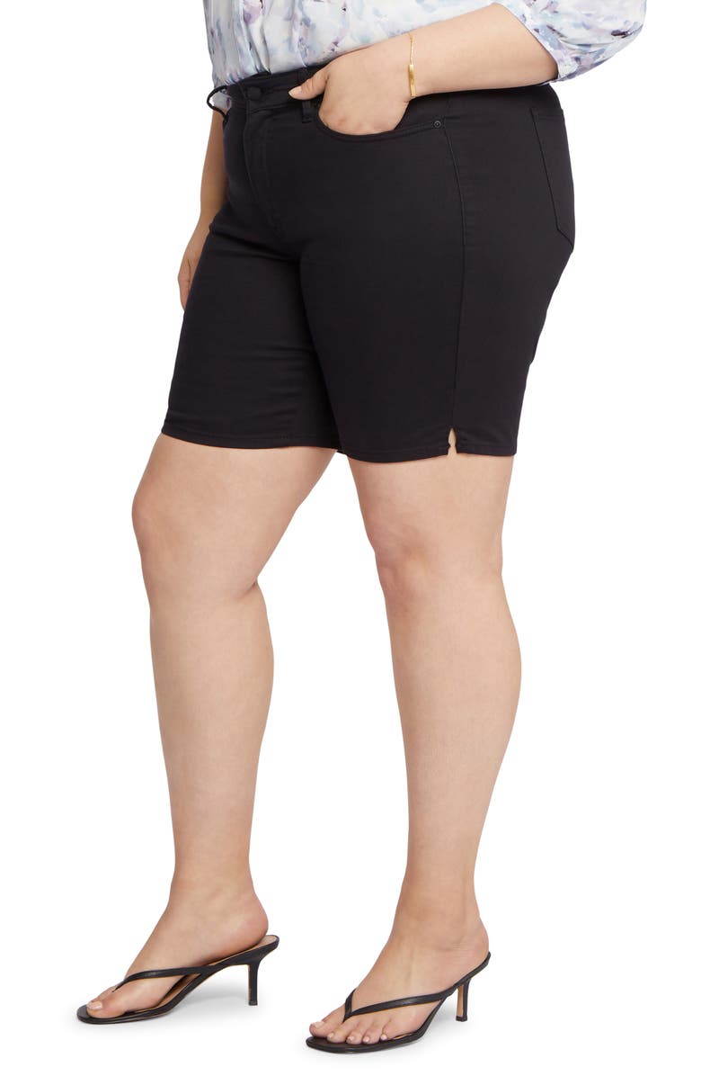 NYDJ Ella Side Slit Denim Shorts, Alternate, color,
