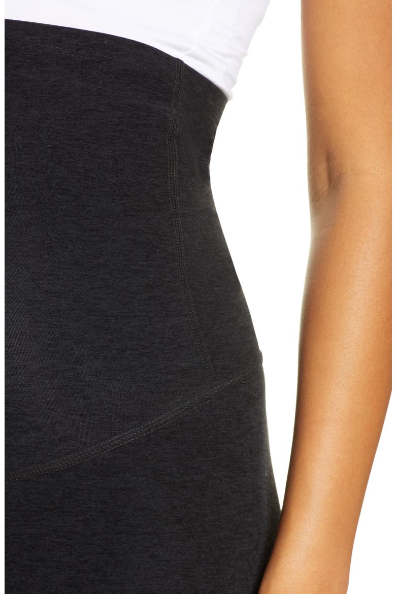 Empire Waist Maternity Leggings, Alternate, color, DARKEST NIGHT
