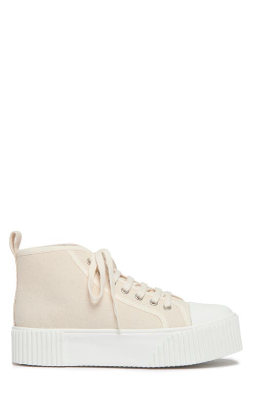 Andrea Gomez Olivia High Top Sneakers In Ivory