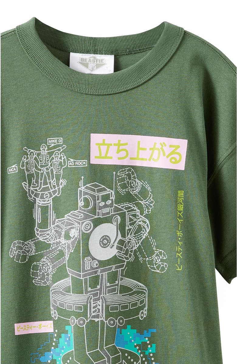 Cotton On Kids Kid's License Drop Shoulder Ss Tee, Alternate, color, Khaki Beastie Boys