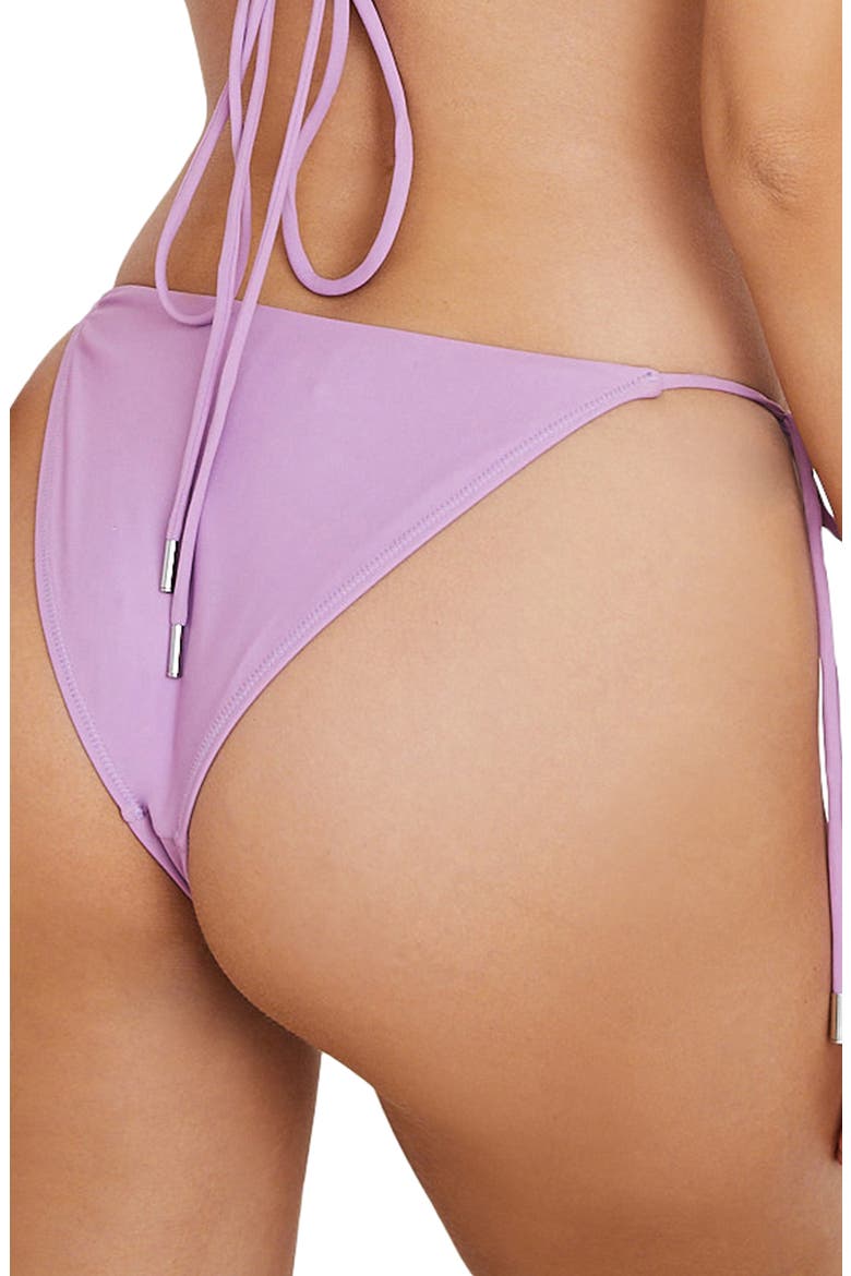 Isla Grande Tie Side Bikini Bottoms, Alternate, color, LILAC