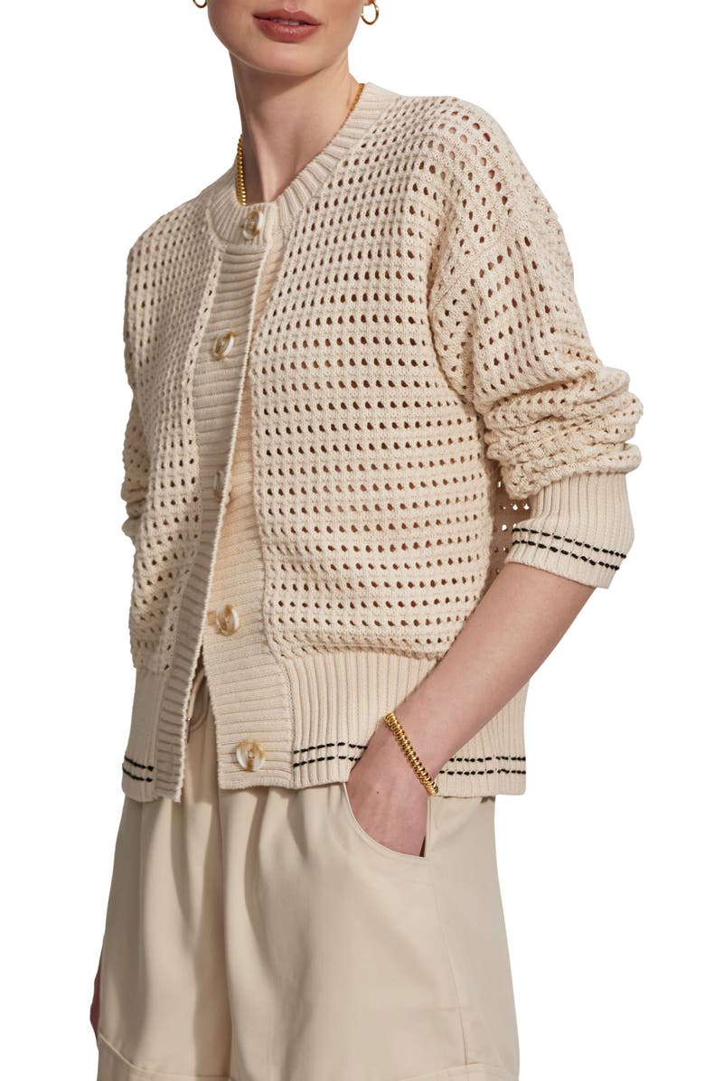 Varley Open Stitch Cardigan, Alternate, color, 