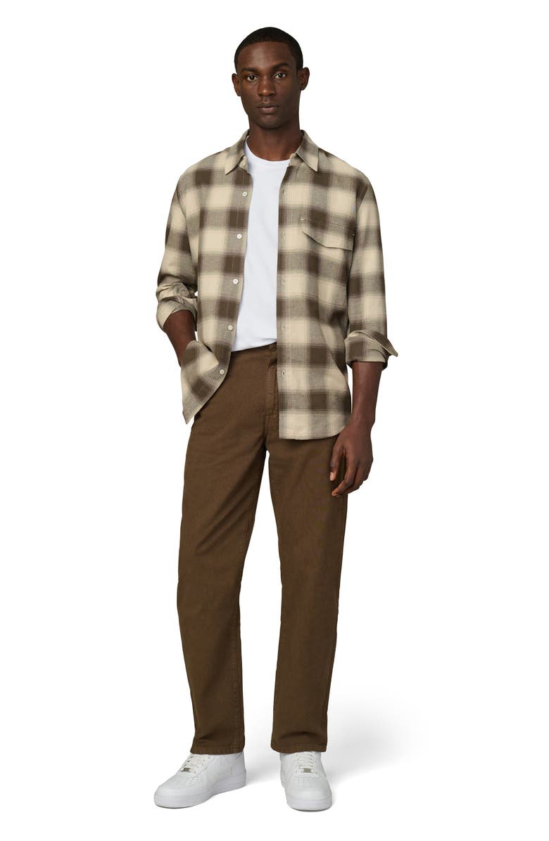 Joe's The Reynolds Plaid Cotton Button-Up Shirt, Alternate, color, Bungee Plaid