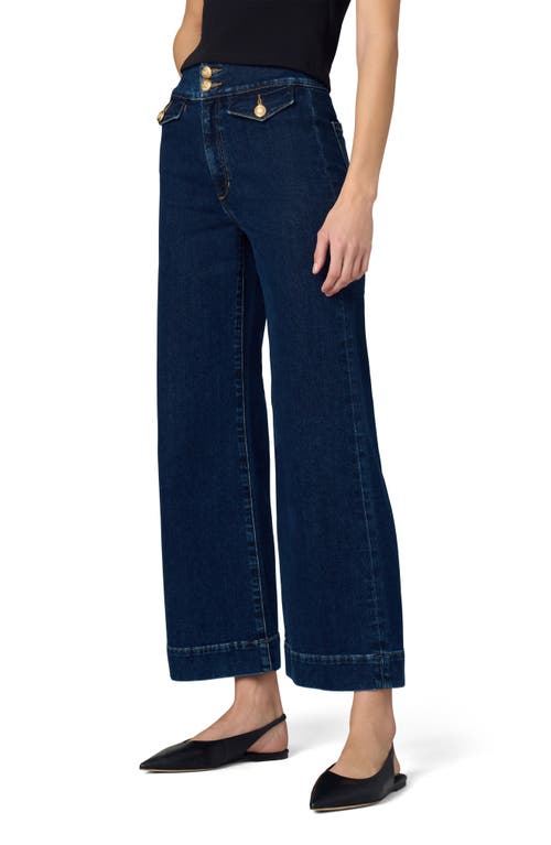 Shop Joe's The Ellia High Waist Ankle Wide Leg Jeans In Magnetic
