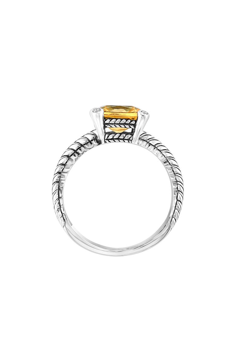 EFFY Citrine & White Topaz Ring, Alternate, color, Yellow