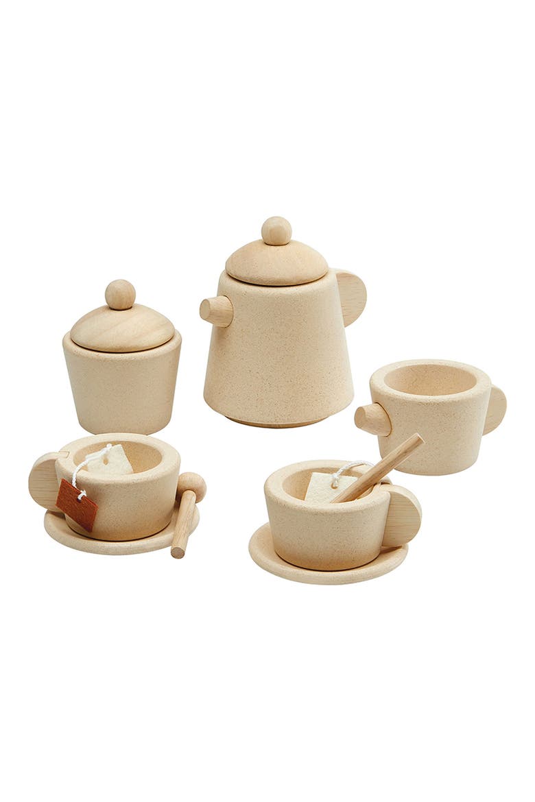 Wooden Tea Set, Alternate, color, NATURAL
