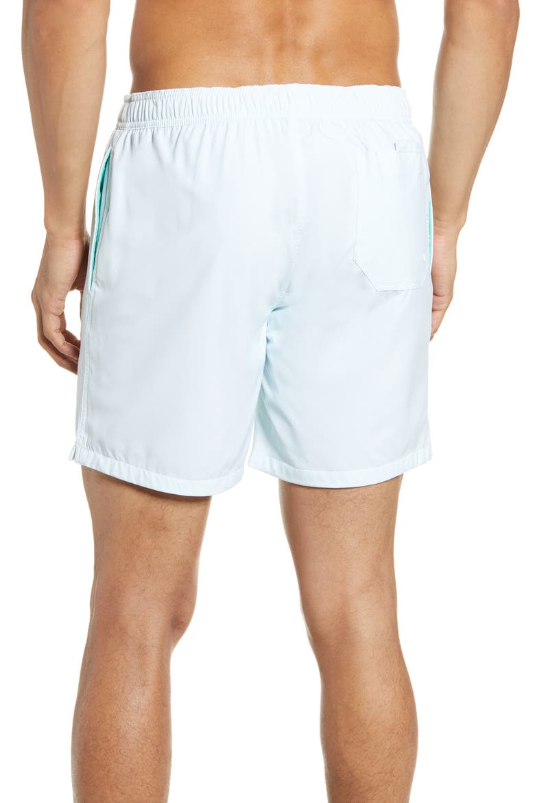 7-Inch E-Waist Swim Trunks, Alternate, color, TEAL YARN DYE