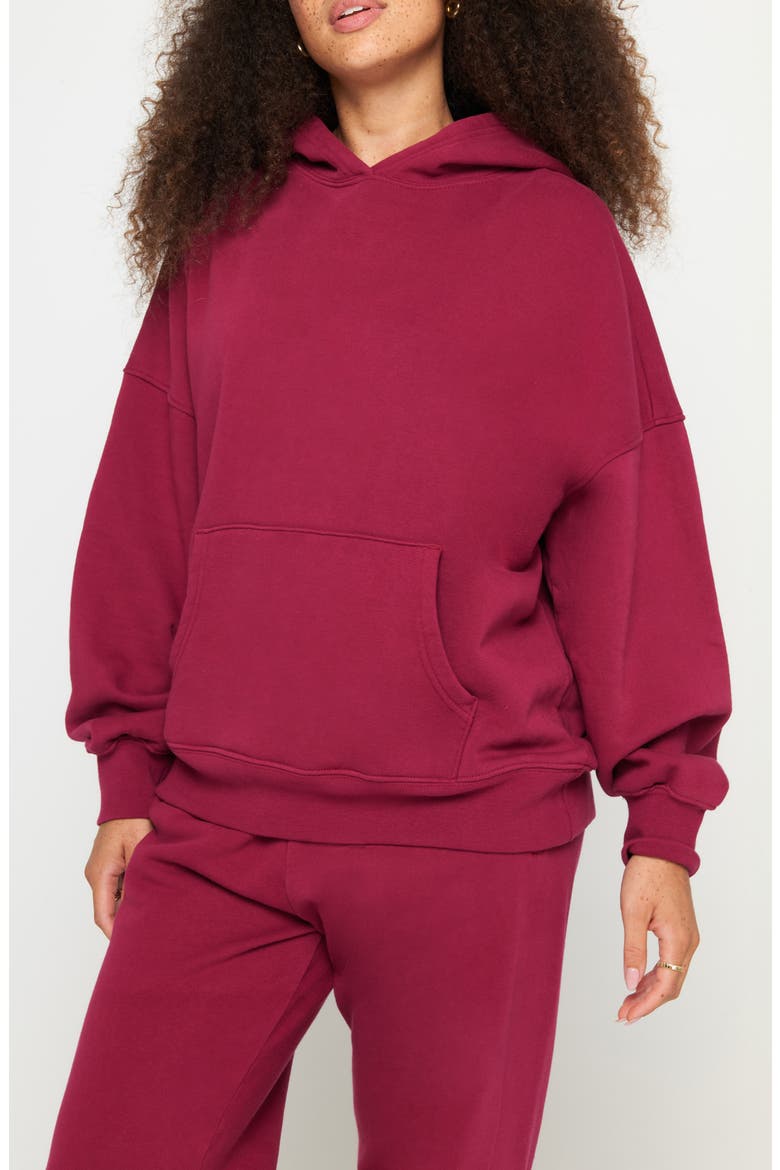 Radiant Hamsa Easy Hoodie, Main, color, PORT