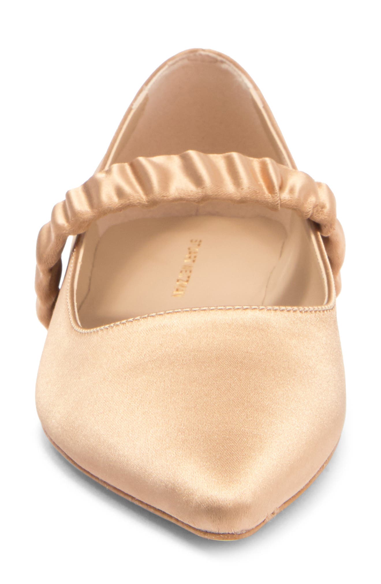 Stuart Weitzman Maxine Ballet Flat, Alternate, color, Golden Beige
