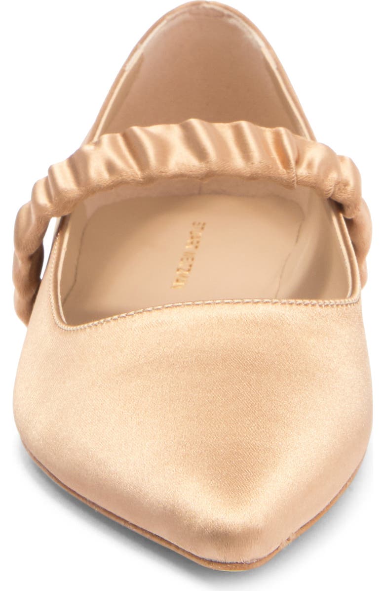 Stuart Weitzman Maxine Ballet Flat, Alternate, color, Golden Beige