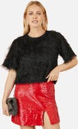 Yumi Lurex Fringe Relaxed Fit Top