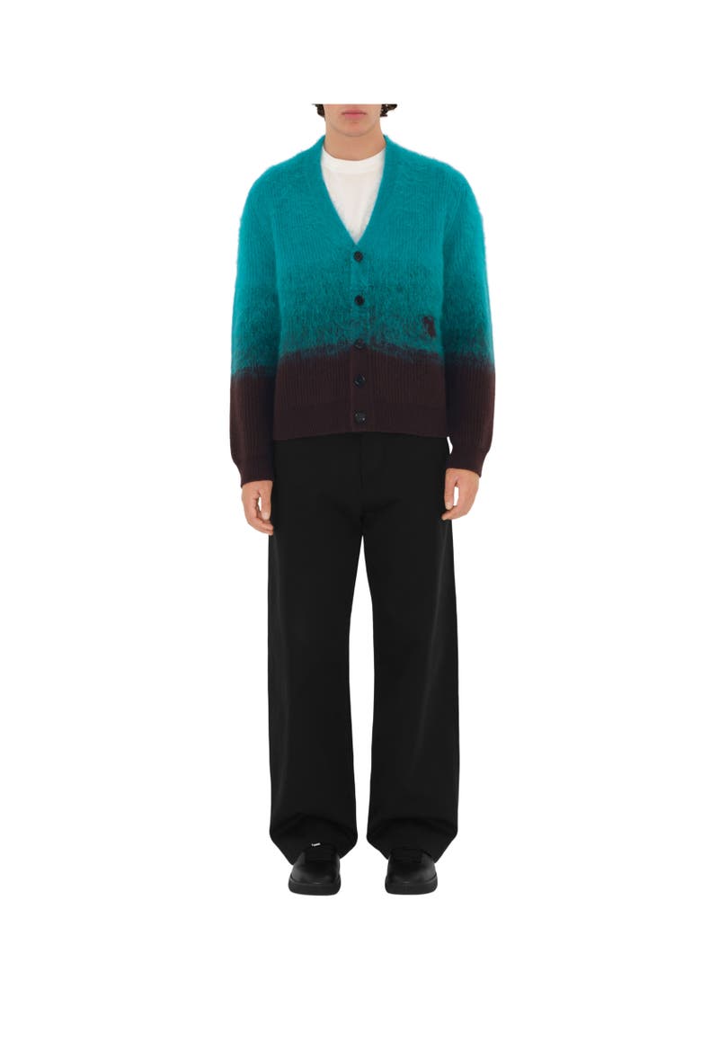 Wool Mohair Blend Cardigan, Alternate, color, Snug/kingfisher