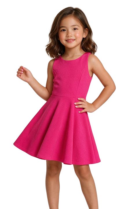 Textured Stretch Racerback Dress