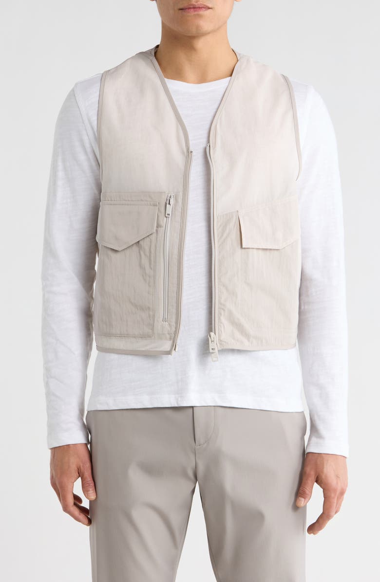 Y-3 Tactical Utility Vest, Main, color, Beige/Brown