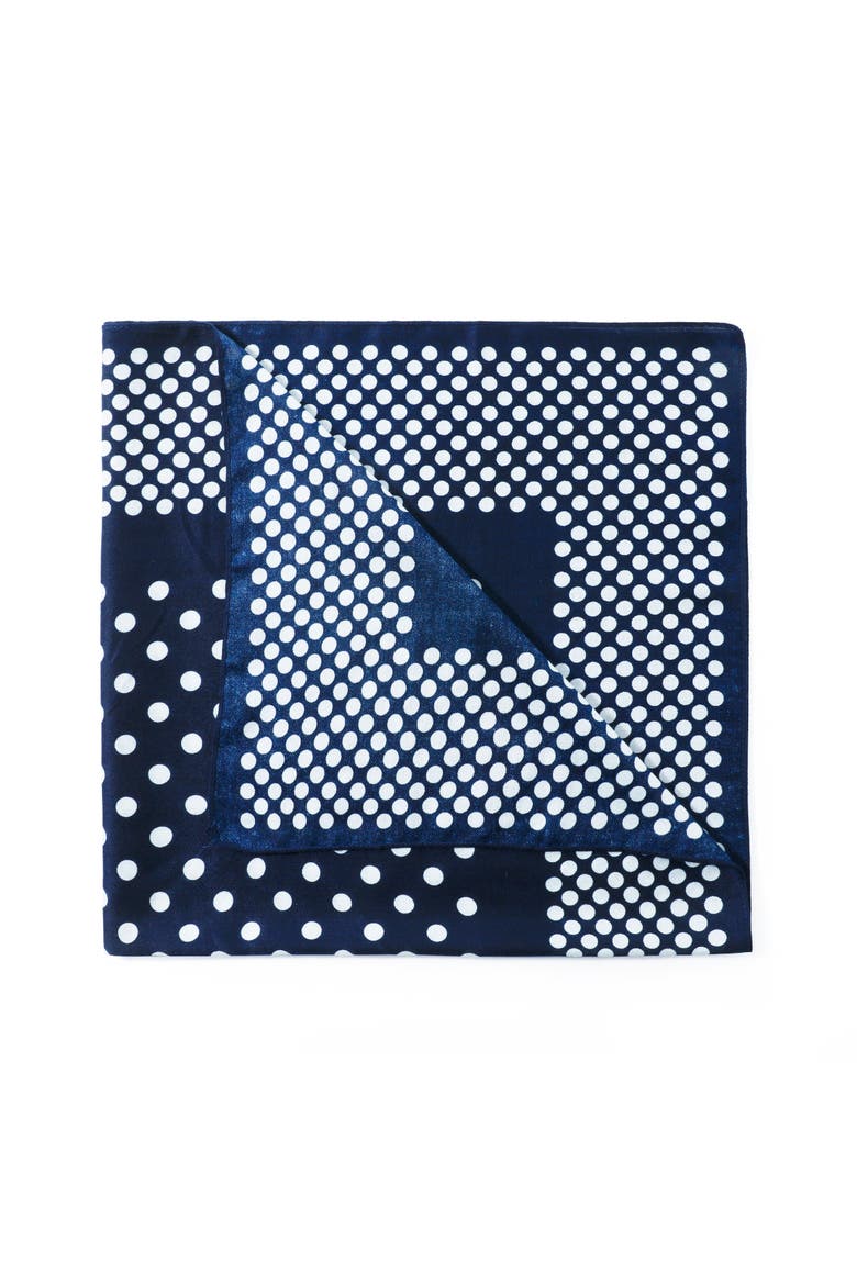 The Sutton Scarf, Alternate, color, Blue/White