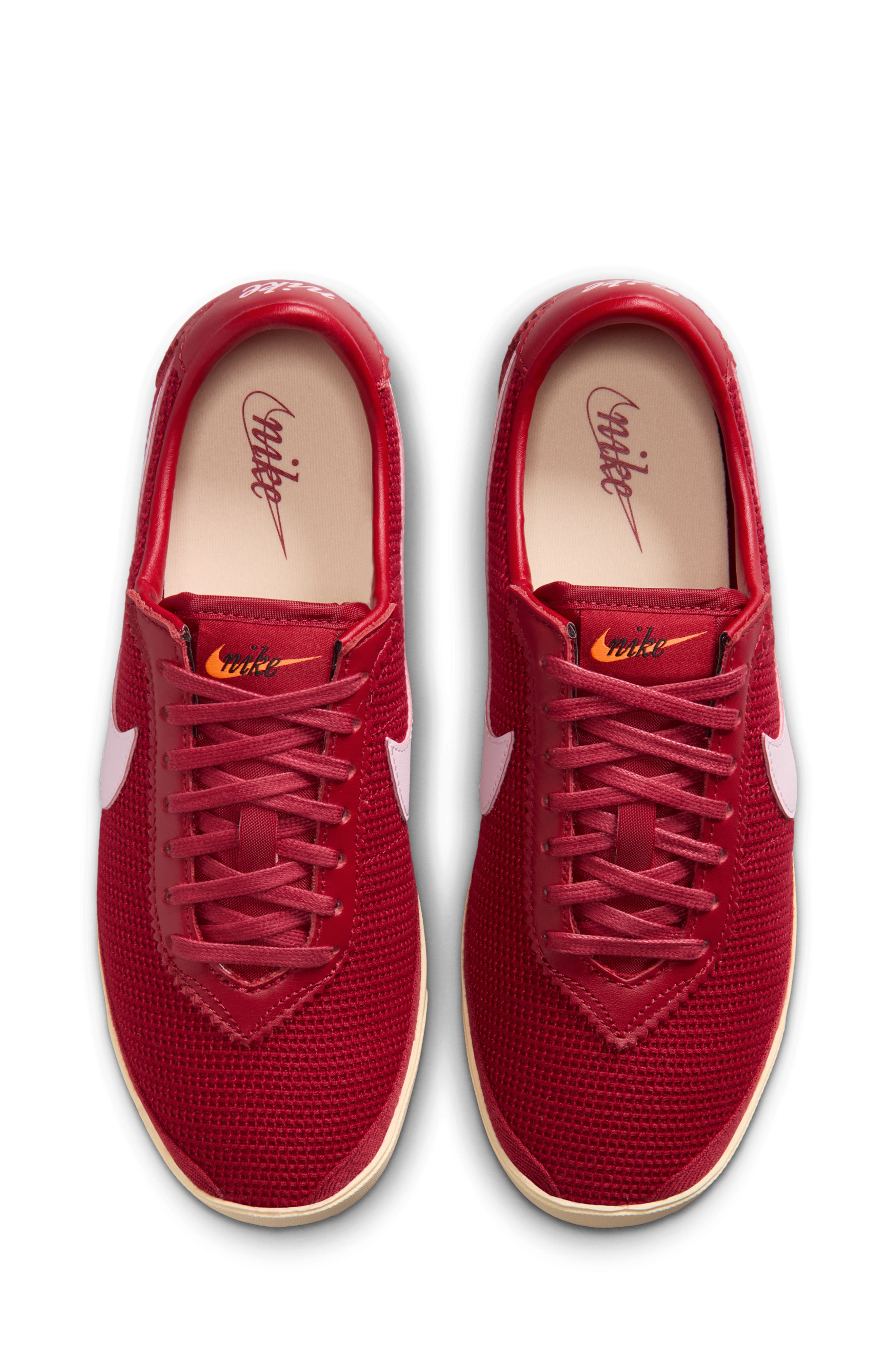 Astrograbber Textile Football Sneaker, Alternate, color, RED/ MUSLIN/ SAIL/ PINK