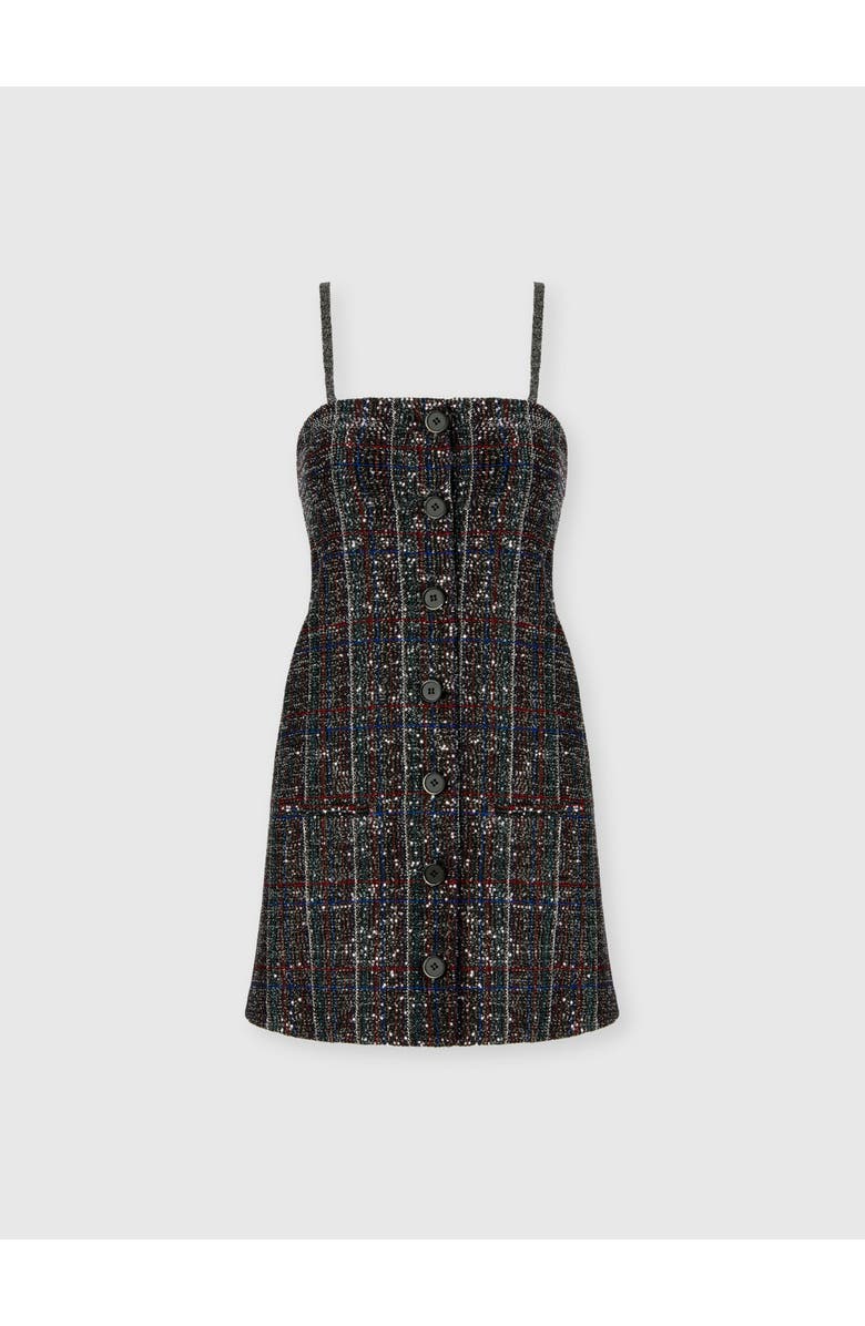 Missoni Mini Button-up Dress With Check Pattern, Main, color, Multicoloured
