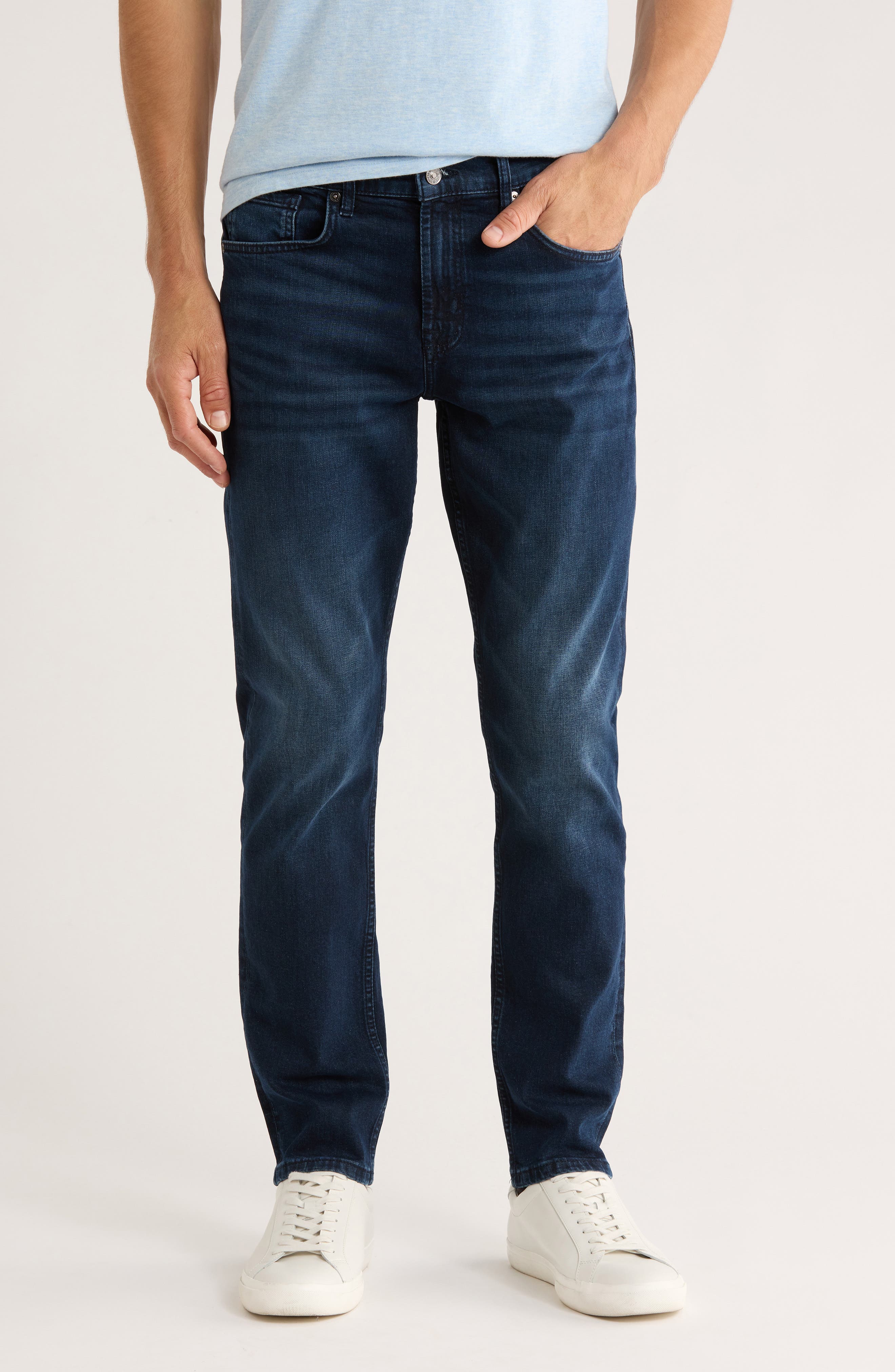 7 For All Mankind Adrien Relaxed Fit Slim Cut Stretch Jeans
