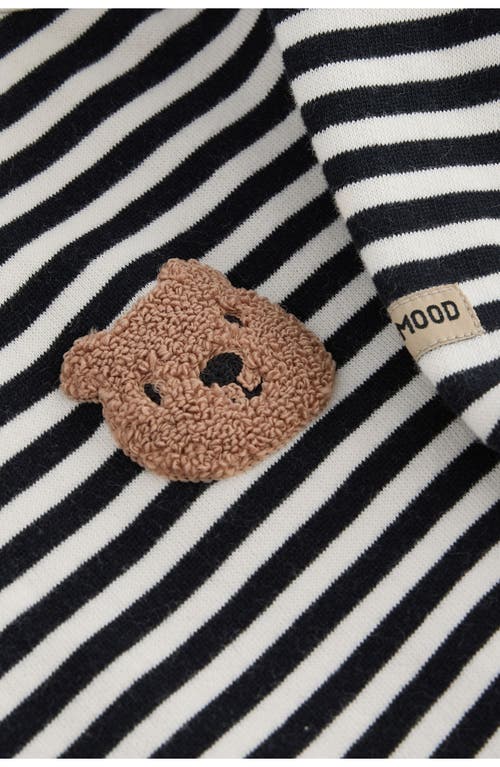 Next Kids' Bear Appliqué Hoodie & Leggings Set In Black