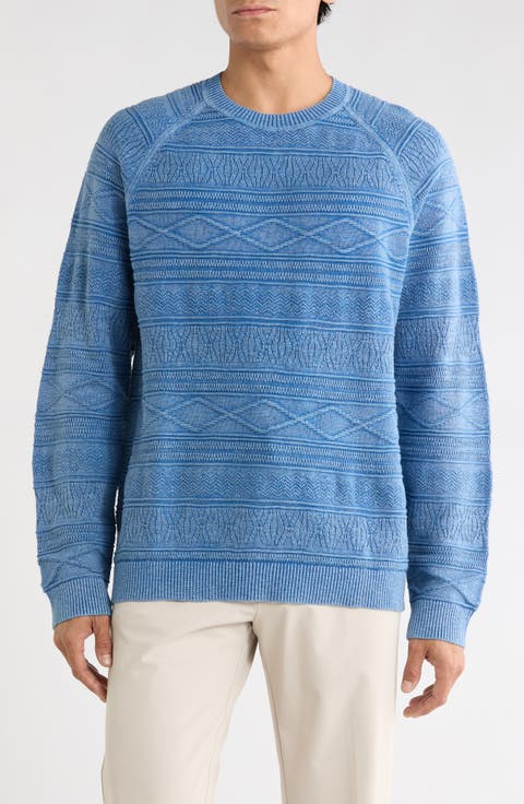 Sun Soaked Cotton Crewneck Sweater