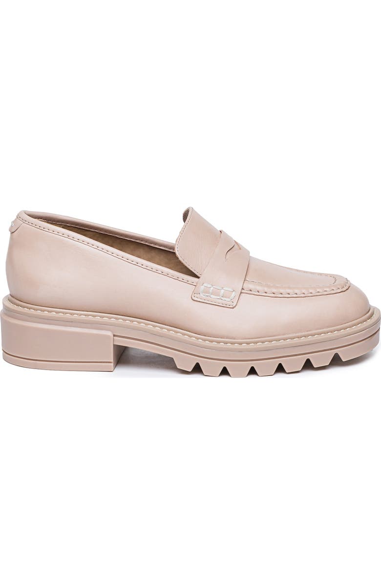 Bernardo Footwear Chandler Platform Penny Loafer, Alternate, color, Blush
