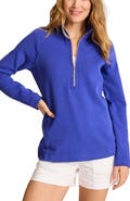 Tommy Bahama New Aruba Stretch Cotton Half Zip Pullover