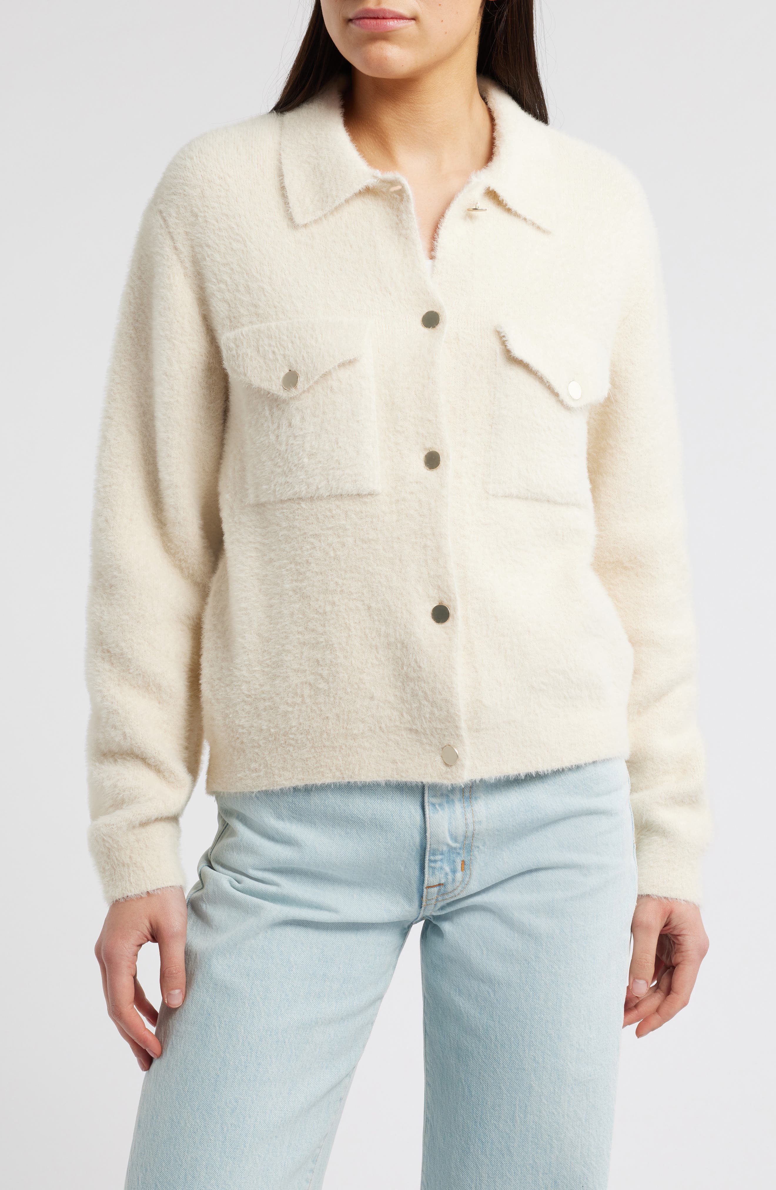 Mavi Jeans Fuzzy Cardigan