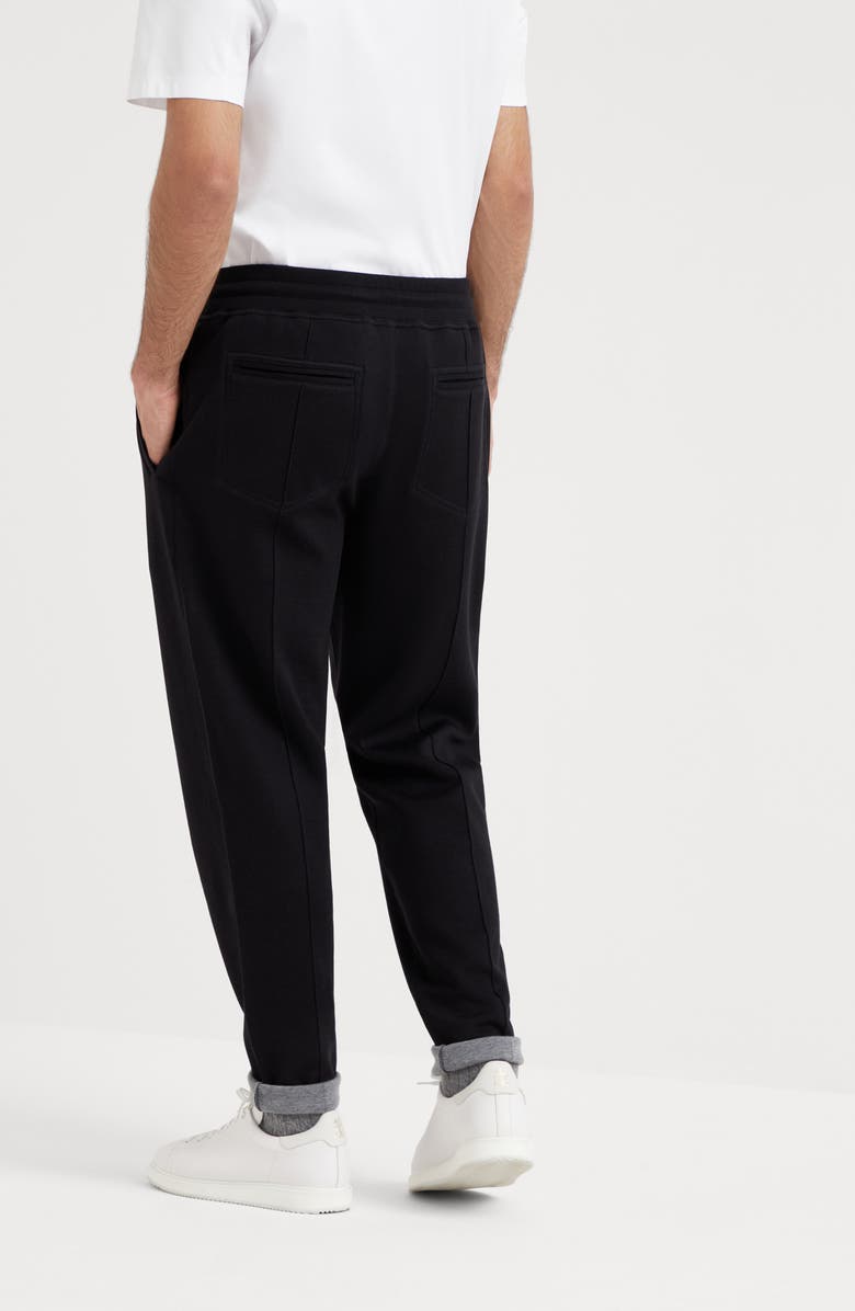 Brunello Cucinelli Trousers with crête, Alternate, color, 