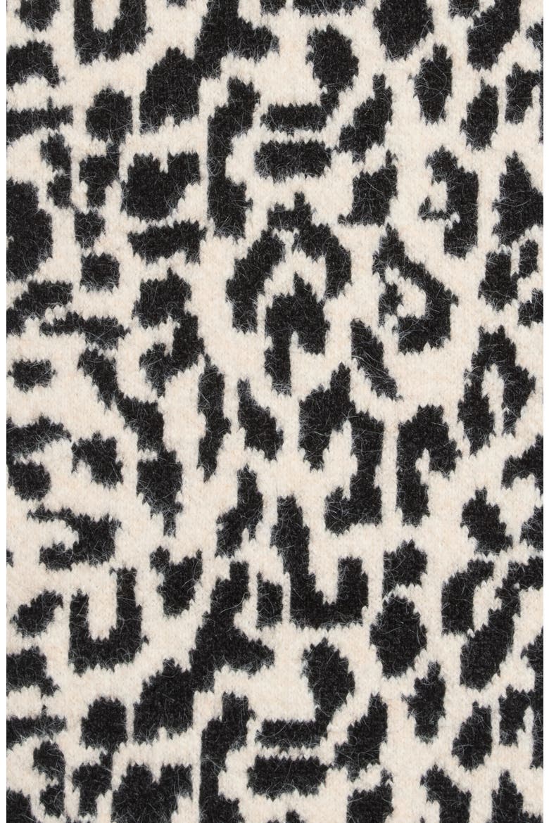 Leopard Scarf, Alternate, color, BLACK MULTI