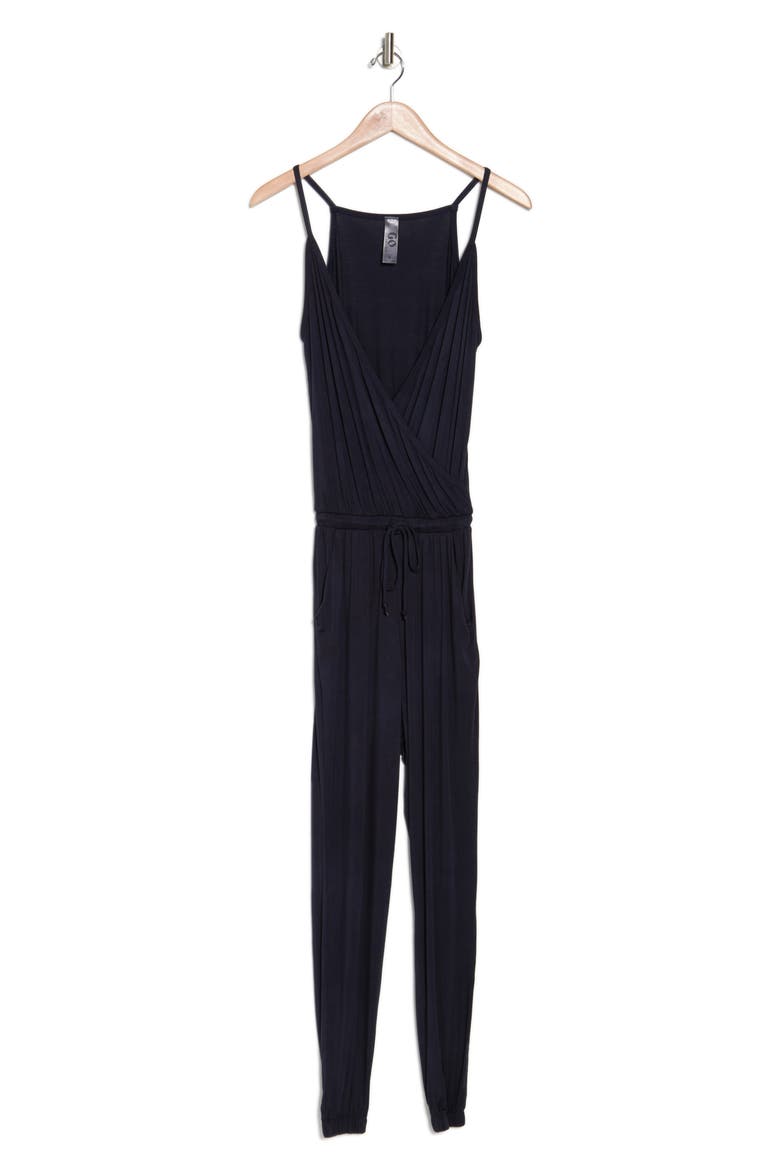 Sleeveless Drawstring Waist Jumpsuit, Alternate, color, NAVY