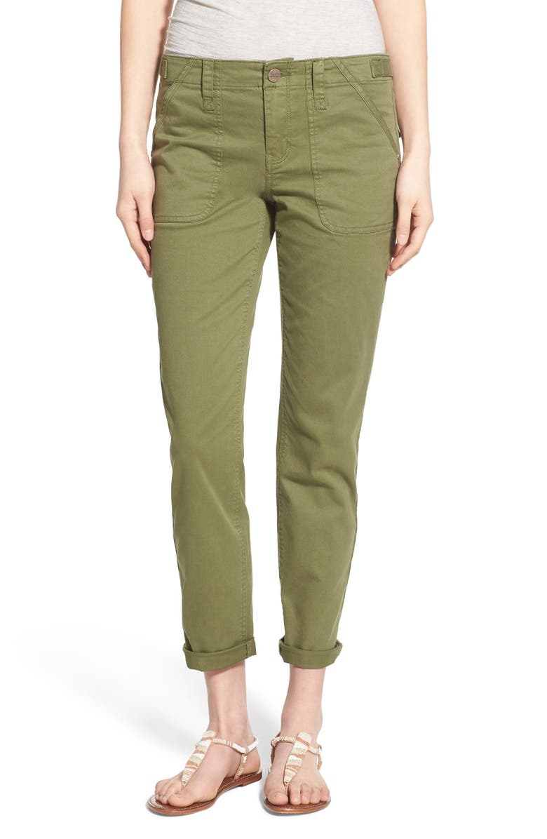 Sanctuary 'Traveler' Stretch Twill Relaxed Ankle Pants, Main, color, 