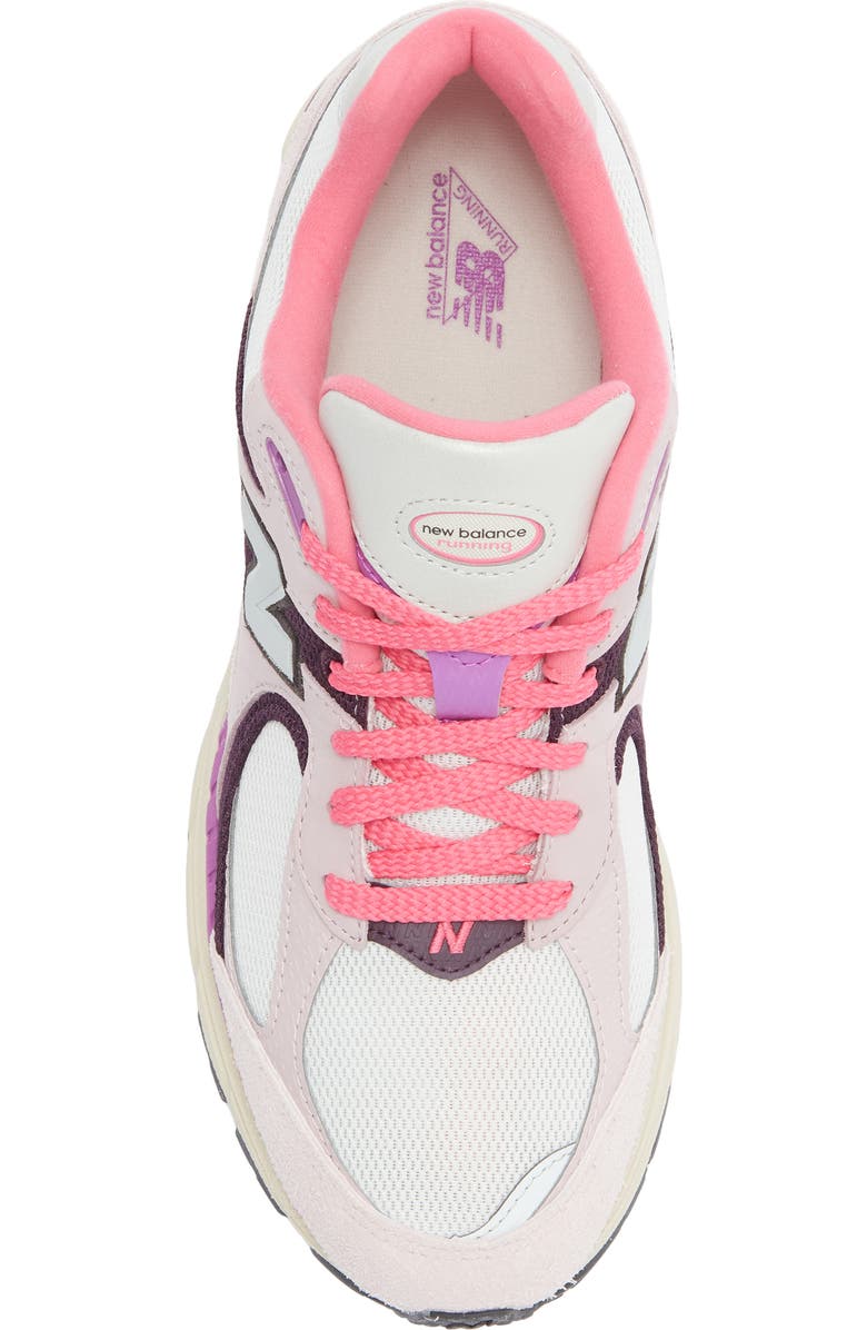 New Balance Gender Inclusive 2002R Sneaker, Alternate, color, Twilight Haze/ Passion Fruit