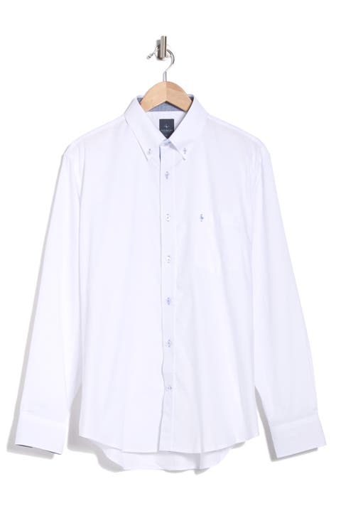 Signature Cotton Oxford Button-Down Shirt